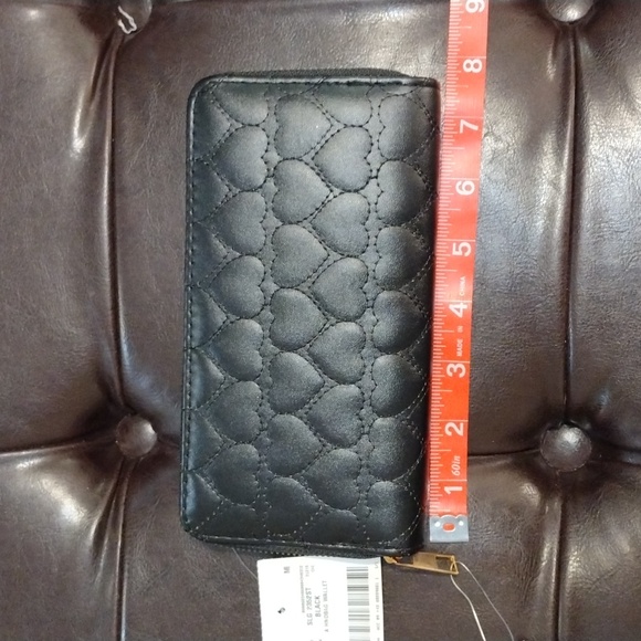 NWT Jane & Berry Heart Quilted Zip Wallet and Jewelry - Picture 4 of 13